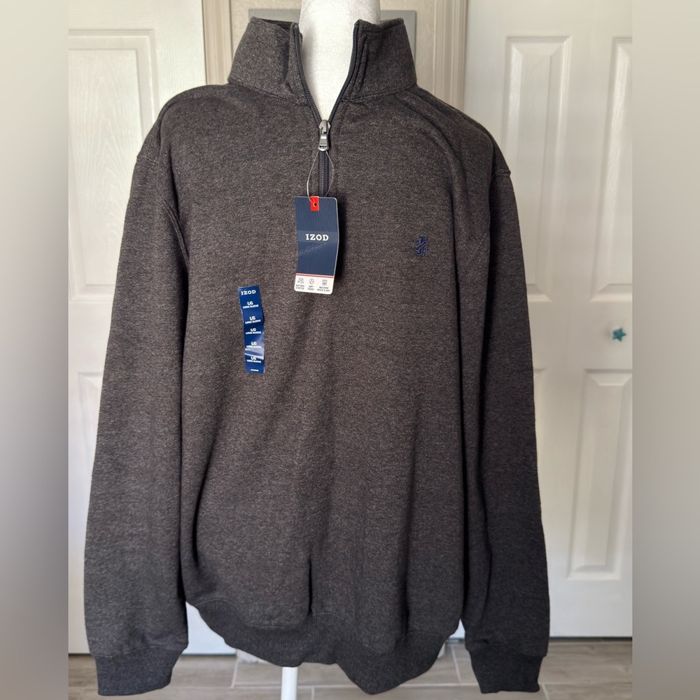 IZOD Men's Charcoal Sweater